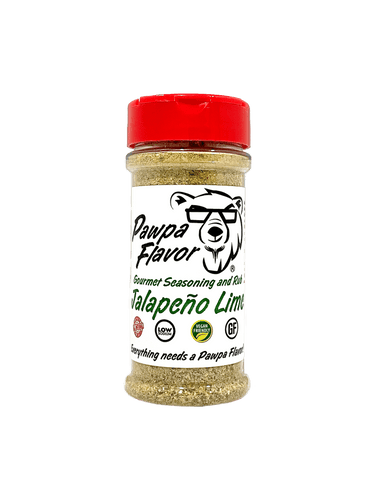 Pawpa Flavor Seasonings and Rubs Medium 5.25oz Jalapeno Lime
